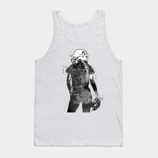 Girl Softball Player Tank Top